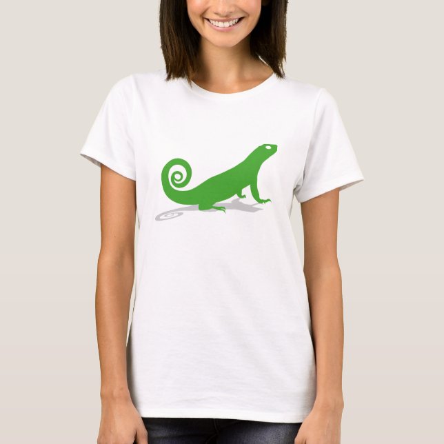 T-shirt Lézard vert (Devant)