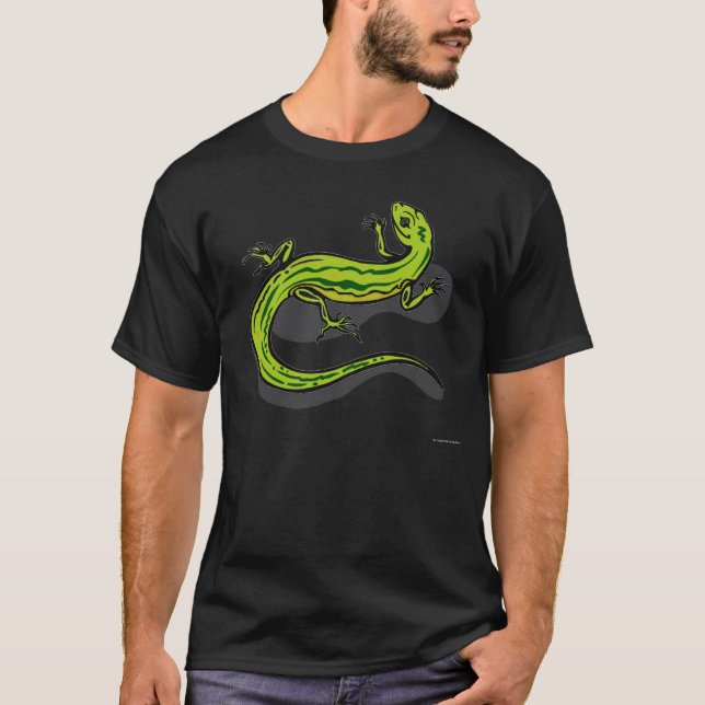 T-shirt Lézard vert de Junglewalk (Devant)