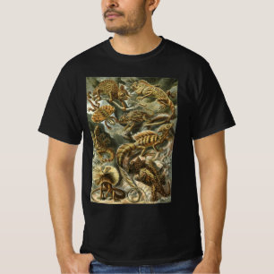 T-shirt Lézards par Ernst Haeckel Lacertilia Animal Vintag