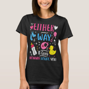 T-shirt L'Faire-part entre les sexes d'une façon ou d'une
