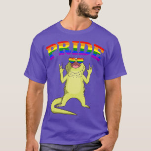 T-shirt LGB Bearded Dragon Gay Pride Rainbow LGBQ Cute Gif
