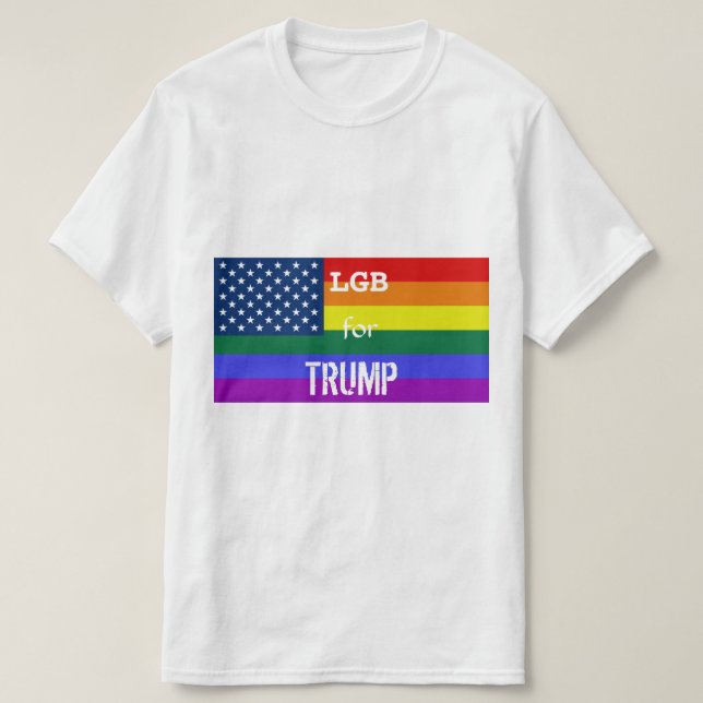 T-SHIRT LGB POUR TRUMP (Design devant)