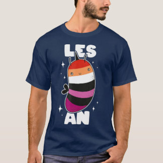 T-shirt LGB Wlw Pride Drapeau Les Bee An Gay Lesbian Anti