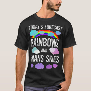 T-shirt LGBGTQ Transgender Pride Mois Parade Rainbows Tra