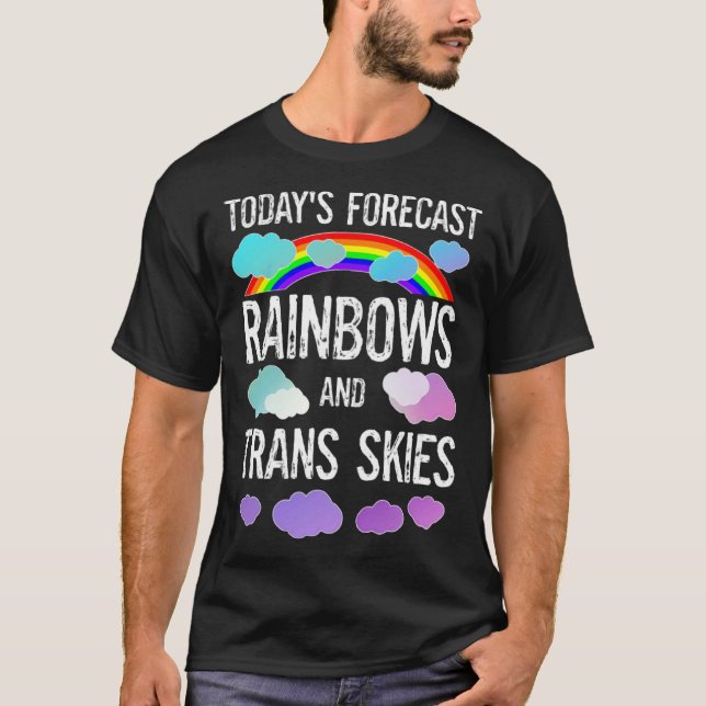 T-shirt LGBGTQ Transgender Pride Month Parade Rainbows Tra (Devant)