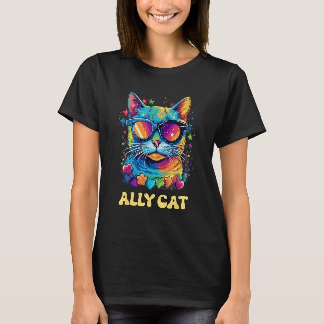 T-shirt LGBT Ally Chat Be Kind Gay Rainbow LGBTQ 1 (Devant)