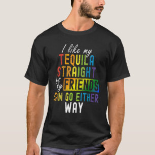 T-shirt Lgbt Ally Rainbow Pride Les amis vont dans les deu