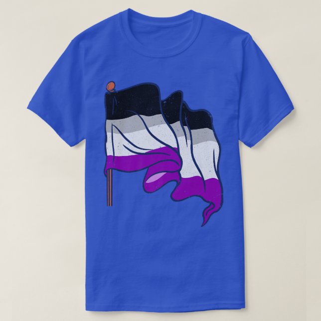 T-shirt Lgbt Aseuality Flag Ace Pride Droits de l'Homme Fi (Design devant)