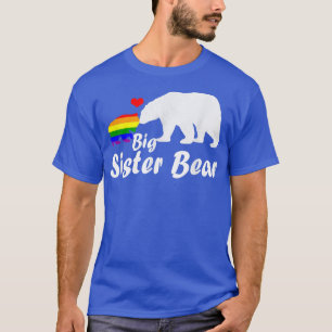 T-shirt Lgbt Big Sister Bear Gay pride Egalité des droits 