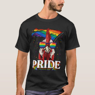 T-shirt LGBT Chicken Gay pride L