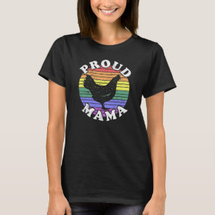 T-shirt LGBT Fier Mama de poulet