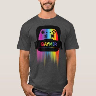 T-shirt LGBT Gamer Gaymer T Gay pride Rainbow Gamepad