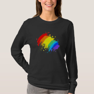 T-shirt Lgbt Gay Lesbian Csd Pride Splash
