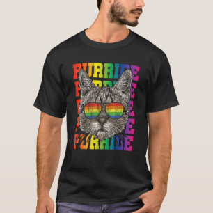 T-shirt Lgbt Gay pride Chat Purride Chat Lgbtq Hommes Femm
