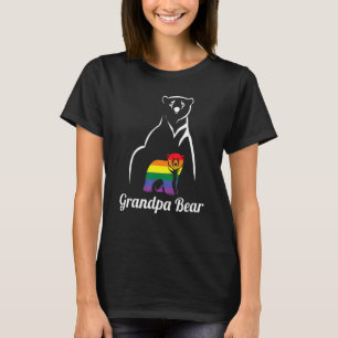 T-shirt Lgbt Grand-Père Ours Gay pride Lesbian Rainbow Lgb