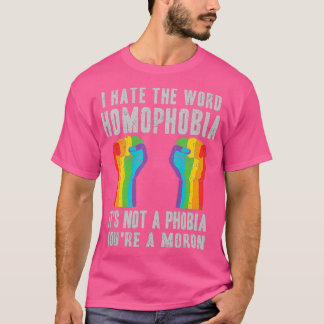 T-shirt Lgbt Homophobie Gay Design Pour Tout Gay Ou Lesbie