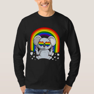 T-shirt Lgbt Koala Bear Gay pride Rainbow Lgbtq Cute