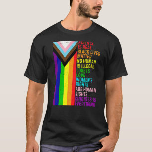 T-shirt Lgbt Lesbian Gay Science Est Véritable Blm L'Amour