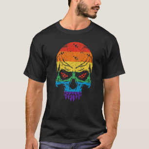 T-shirt Lgbt Lgbtq Allié Fierté Couleurs Arc-en-ciel Rétro