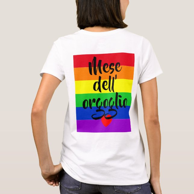 T-shirt #LGBT #love #pride #gay #lesbiennes #freedom #para (Dos)