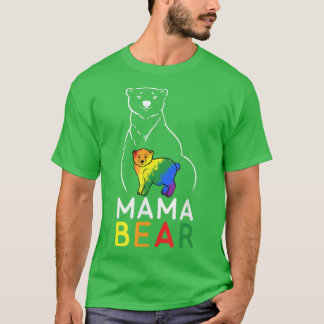 T-shirt LGBT Mama Bear Gay Pride d'Equal Rights Rainbow