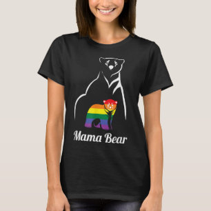 T-shirt LGBT Mama Bear Gay Pride d'Equal Rights Rainbow