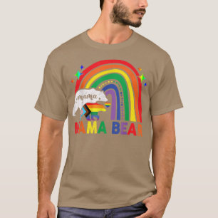 T-shirt LGBT Mama Bear Gay pride Equal Rights Rainbow Gif