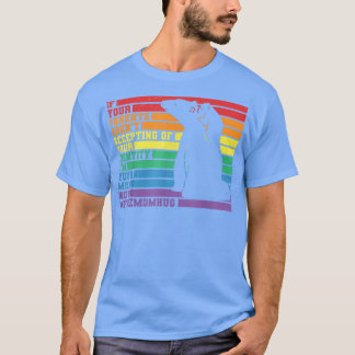 T-shirt LGBT Maman Mama Bear Prith Mois Rainbow Transgende