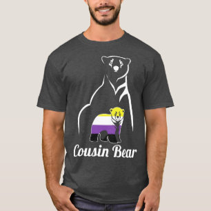 T-shirt LGBT Non Binary Cousin Bear Enby Non Binary Pride