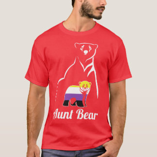 T-shirt LGBT Non-Binary Tante Bear Enby Non Binary Pride