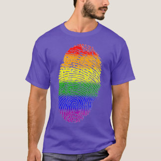 T-shirt lgbt orgueil fingergay orgueil Triblend