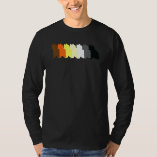 T-shirt Lgbt Papa Mens Mois Gay pride assis Ours Gay