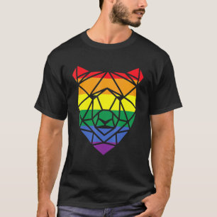 T-shirt Lgbt Papa Mens Mois Gay pride - Bea Gay Géométriqu