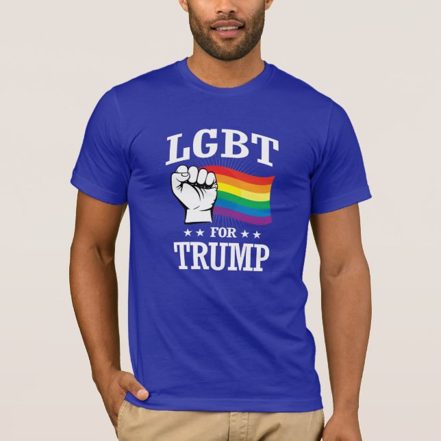 T-SHIRT LGBT POUR L'ATOUT (Devant)