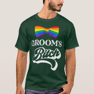 T-shirt LGBT Pride Gay Bachelor Party Grooms EngagementT-S