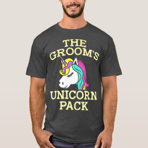 T-shirt Lgbt Pride Gay Bachelor Party Unicorn Pack Engagem