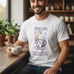 T-shirt LGBT Pride Gay Lesbian Modern Equality Doodle
