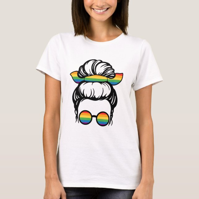 T-shirt LGBT-Pride. Gay love (Devant)