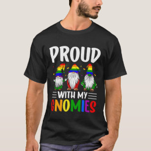 T-shirt LGBT Pride LGBTQ Rainbow Gnomies Fier de mon Gn