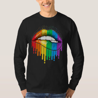 T-shirt Lgbt Pride Lièvres Rainbow Gay Lesbian Bisexual Tr