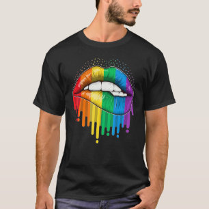 T-shirt Lgbt Pride Lièvres Rainbow Gay Lesbian Bisexual Tr