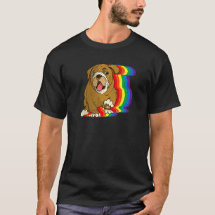 T-shirt Lgbt Q Gay pride Fier Ally Rainbow Color Chiens