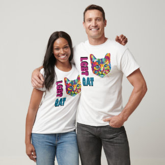 T-shirt "LGBT Qat" mignonne Tee