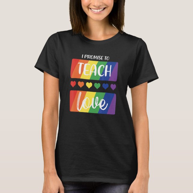 T-shirt Lgbt Queer Pride Mouvement social Donner Amour Fem (Devant)