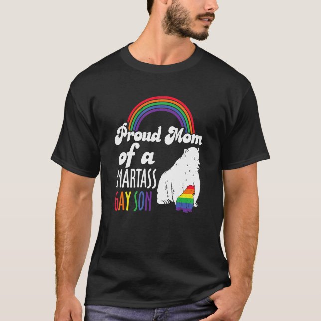 T-shirt Lgbt Queer Pride Mouvement social Gay Son Rainbow  (Devant)
