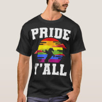 LGBT Rainbow Gay Pride Flag Cowboy Hat Western Cow