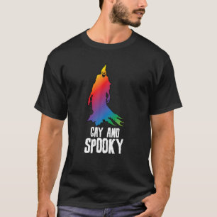 T-shirt LGBT Rainbow Pride Gay Éffrayant Ghost Cadeau Hall