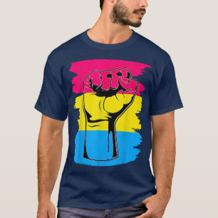 T-shirt LGBT Résiste Poing Vintage Panseuple Drapeau Pr