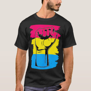 T-shirt Lgbt Résiste Poing Vintage Pansexuel Pantalon P