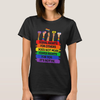 T-shirt Lgbt Retro Fist Love Equal Rights It's Not A Pie
